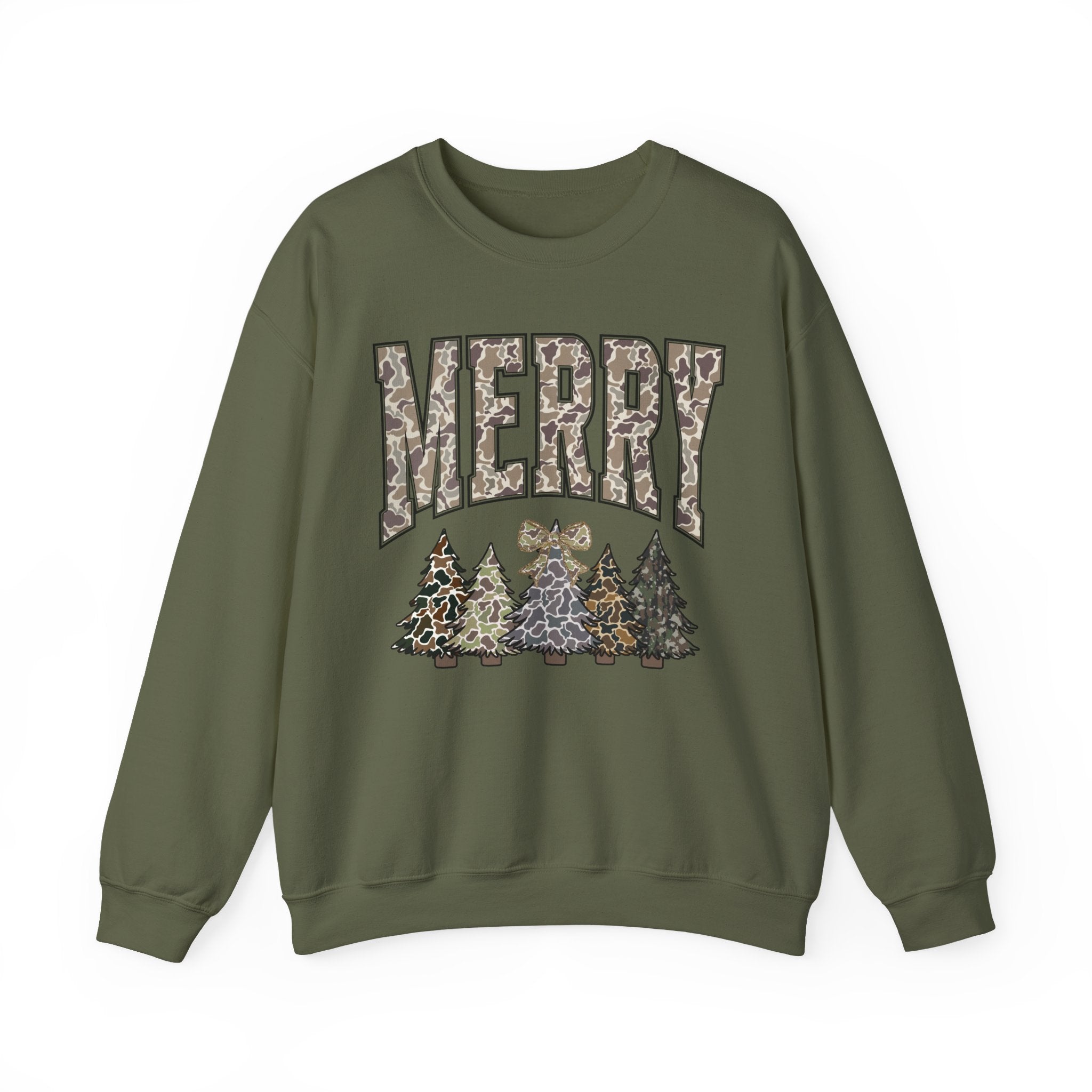 Merry Holiday Camo Sweatshirt