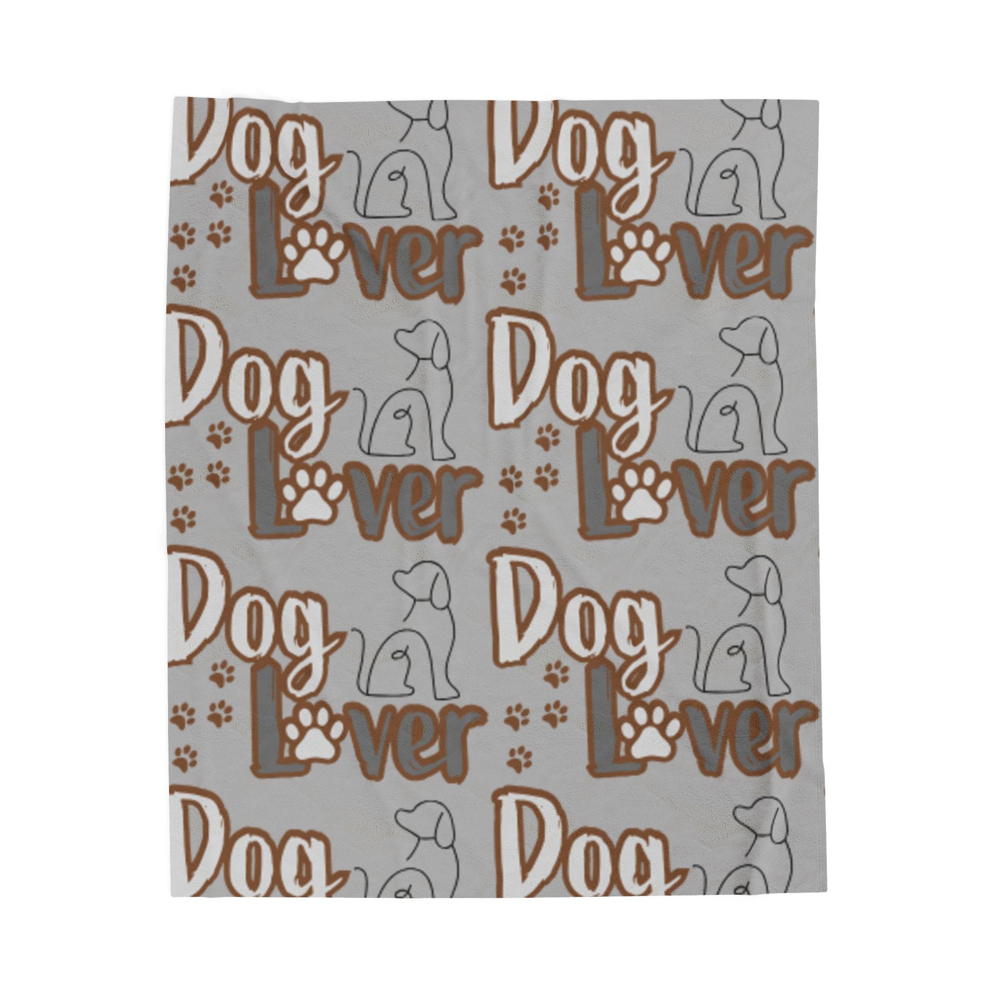 Dog Lover Velveteen Plush Blanket