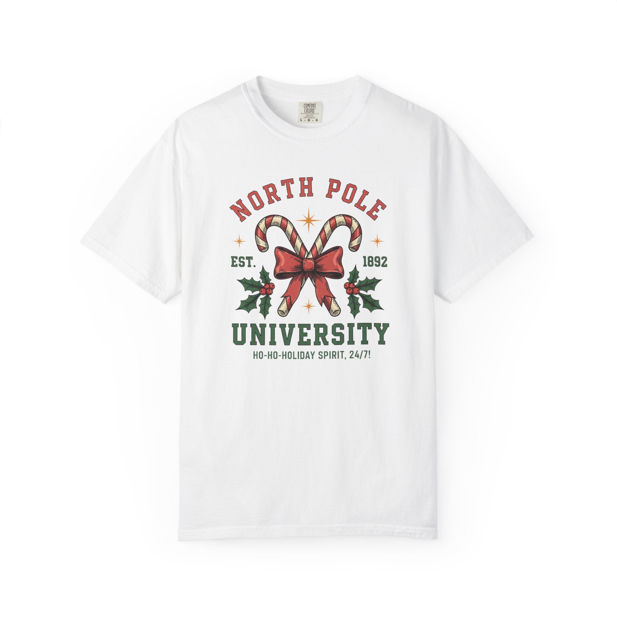 North Pole University Holiday T-shirt