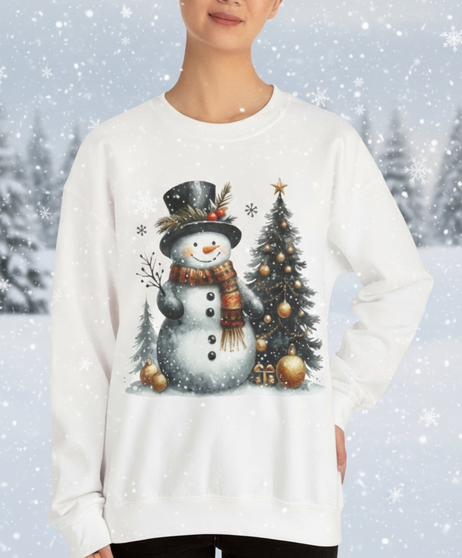 Vintage Snowman Sweatshirt