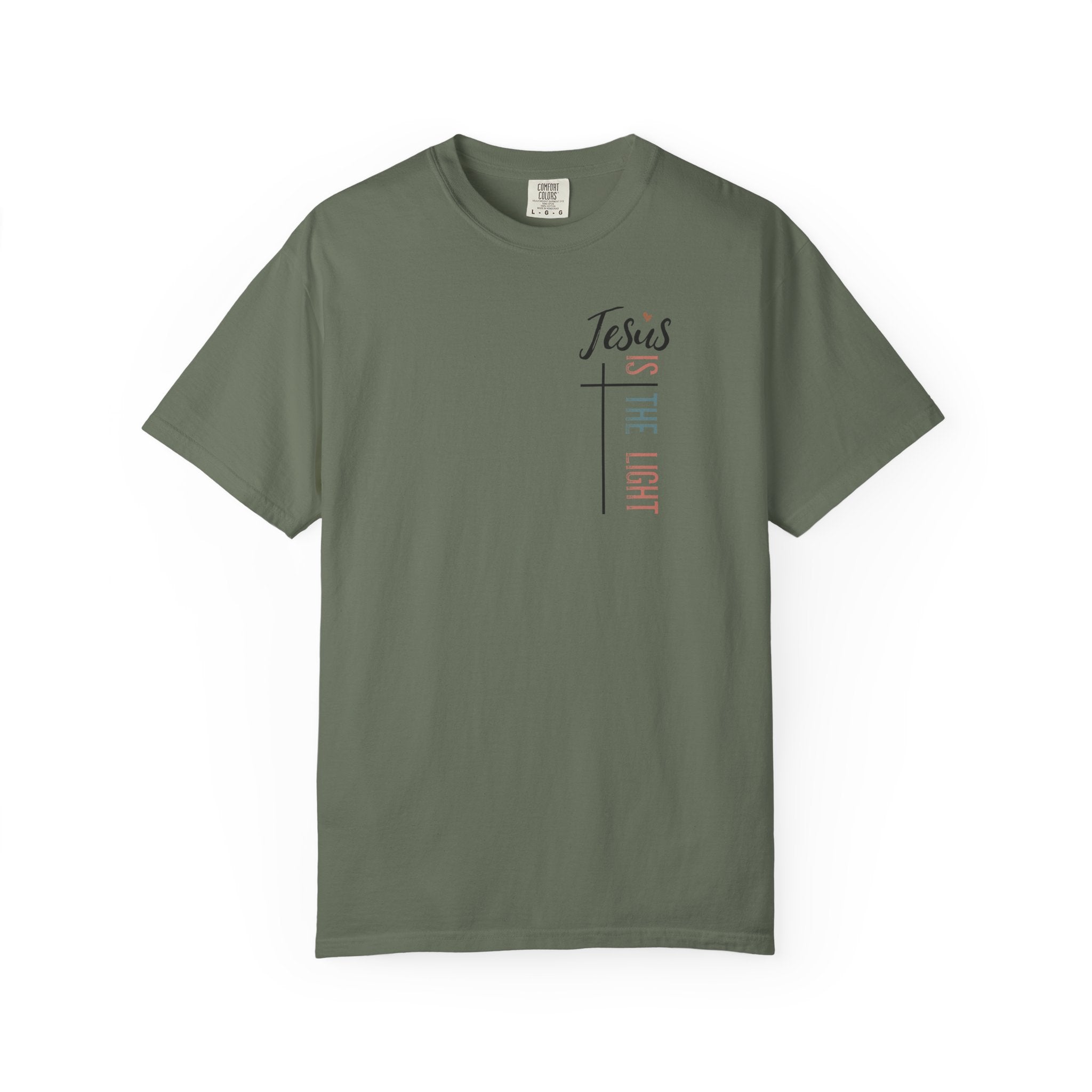 Jesus Is The Light Floral T-shirt