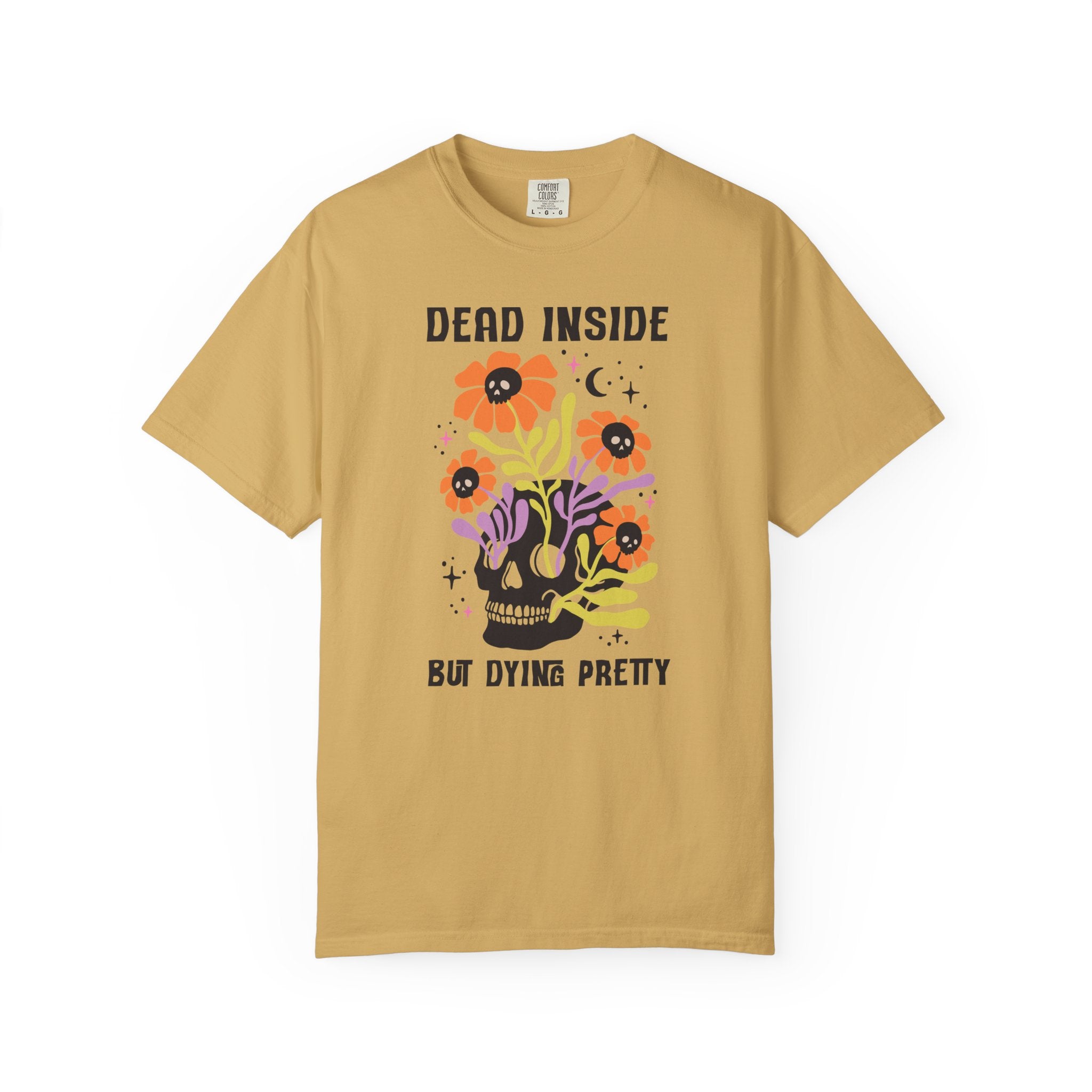 Skull Floral Dead Inside T-Shirt
