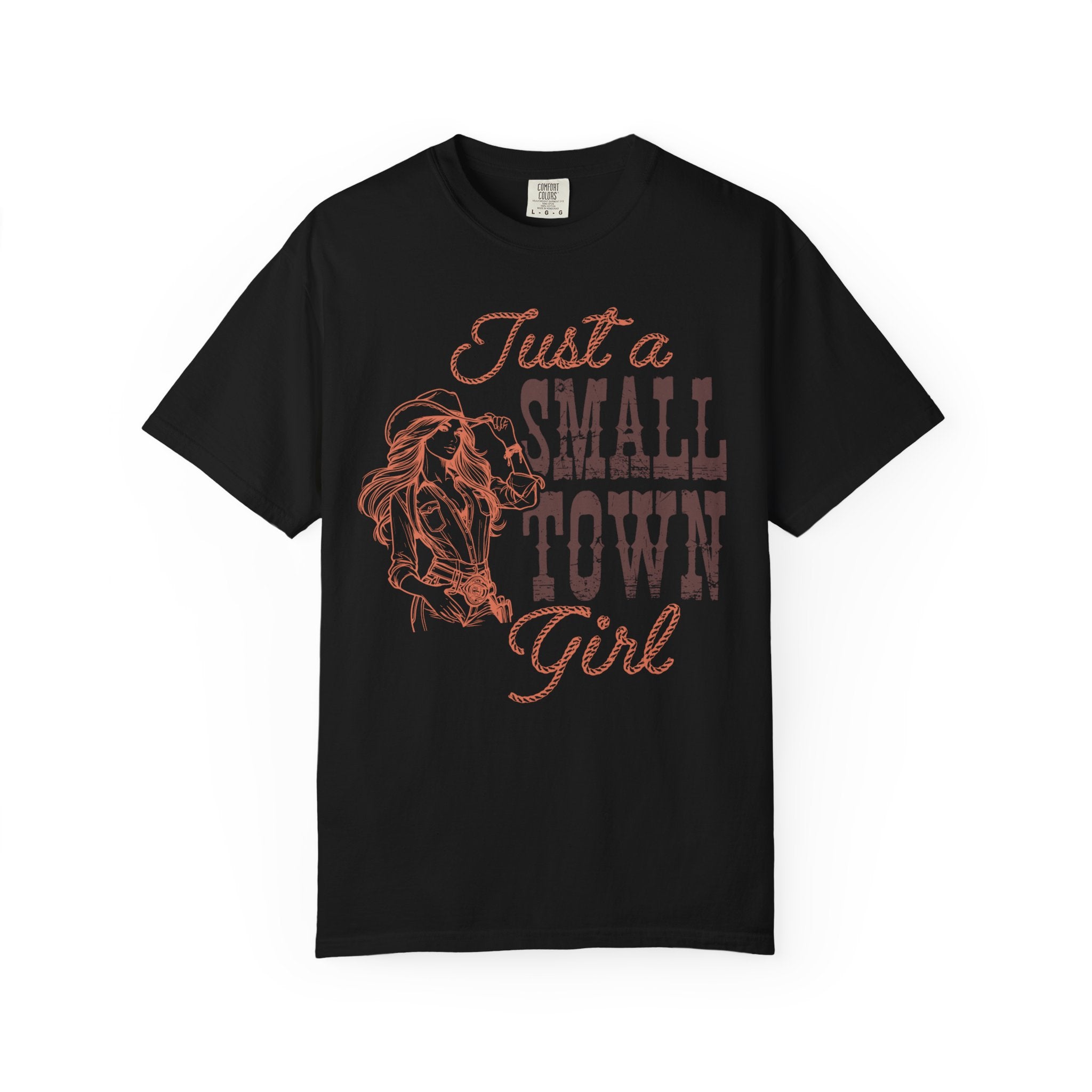 Camiseta de chica de pueblo pequeño