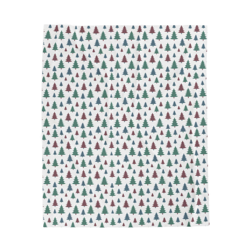 Christmas Tree Velveteen Plush Blanket