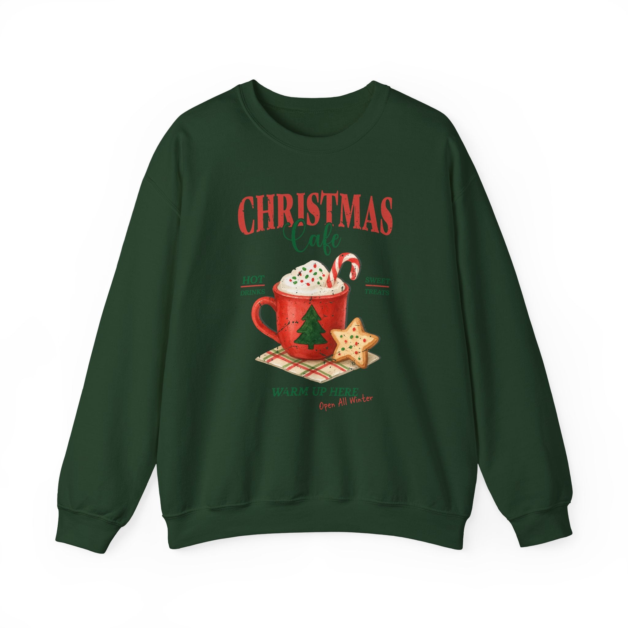Cozy Christmas Cafe Sweatshirt