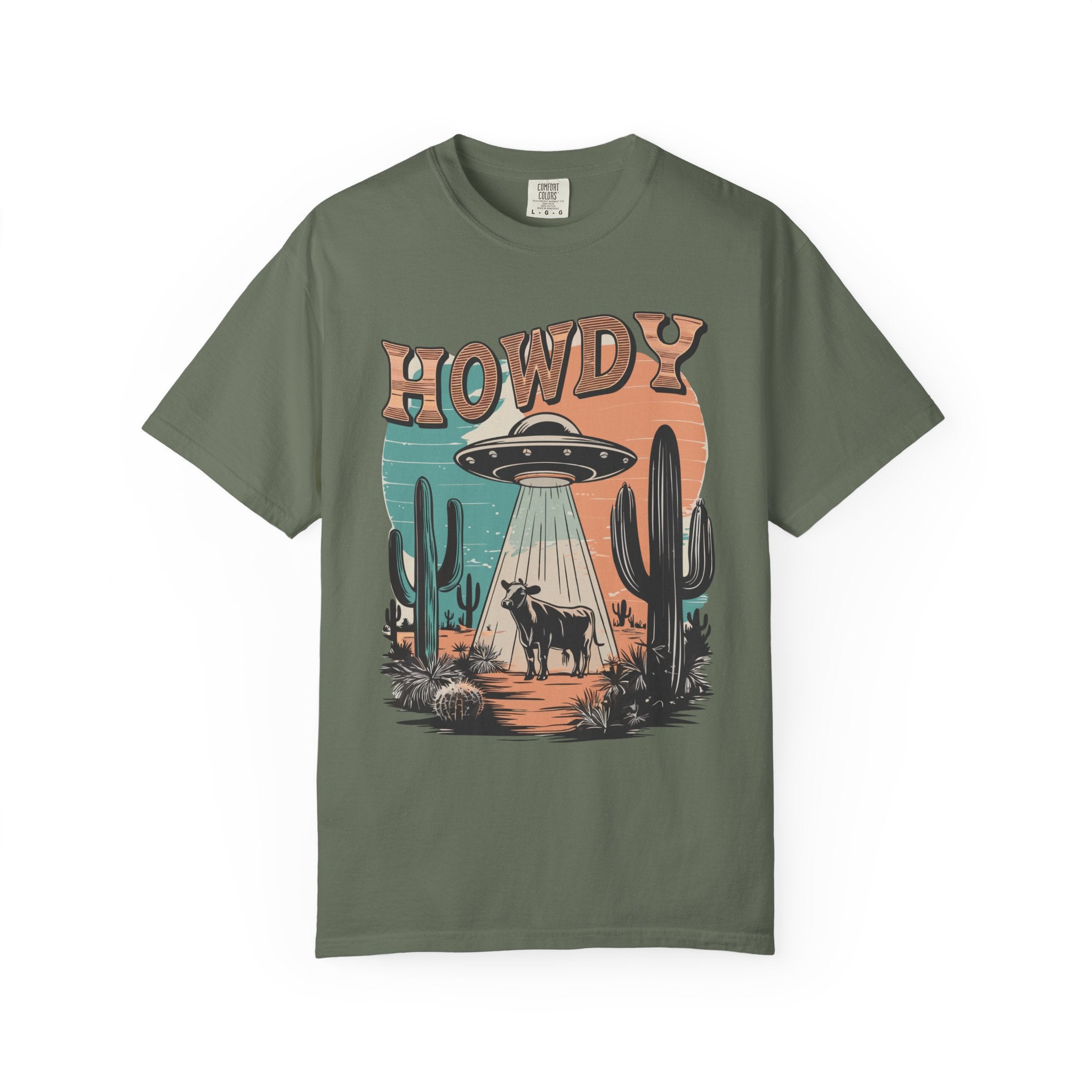 Howdy UFO Cactus T-Shirt