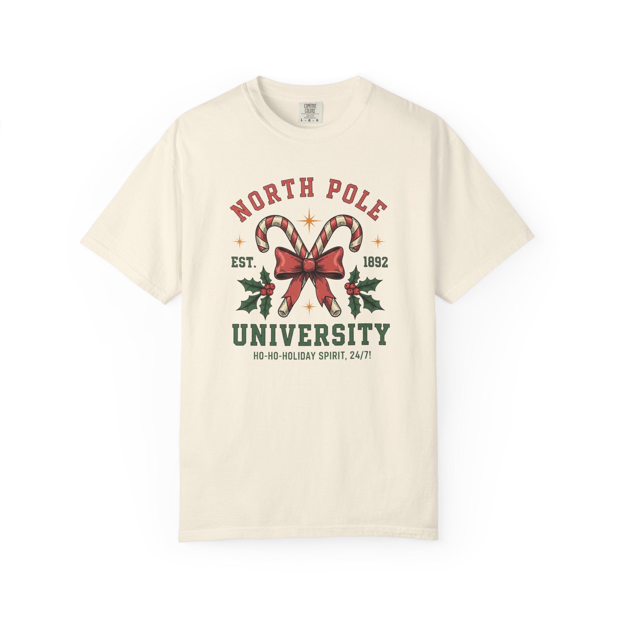 North Pole University Holiday T-shirt