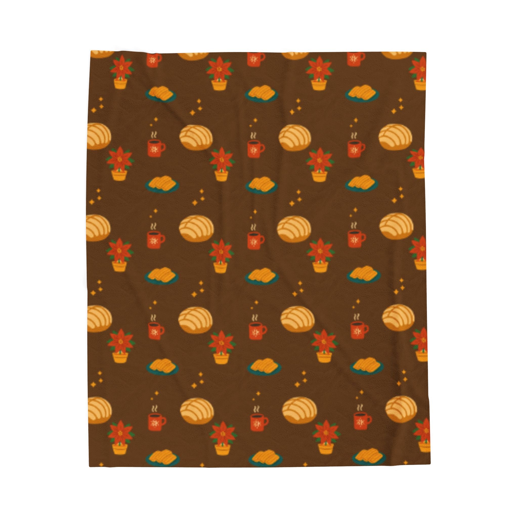 Pan Con Cafe Velveteen Plush Blanket