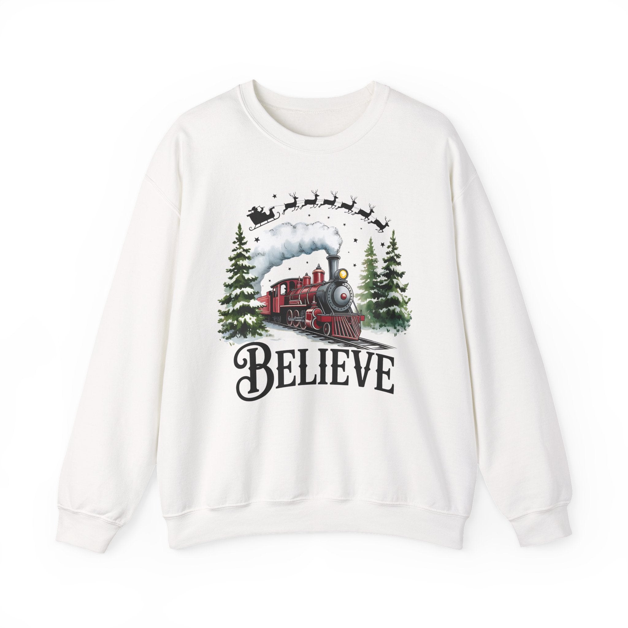 Believe Christmas Crewneck Sweatshirt