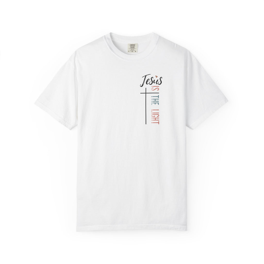 Jesus Is The Light Floral T-shirt