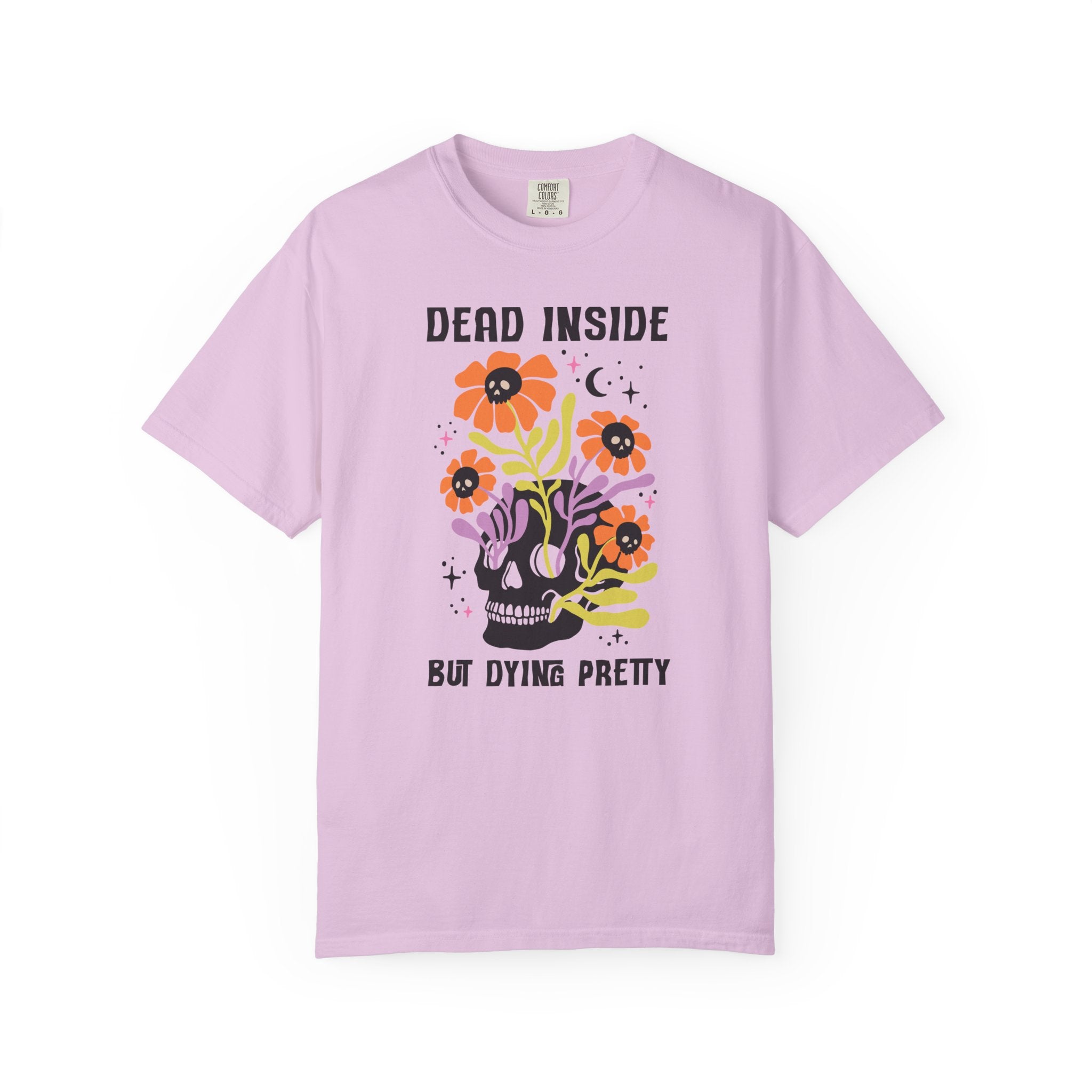 Skull Floral Dead Inside T-Shirt