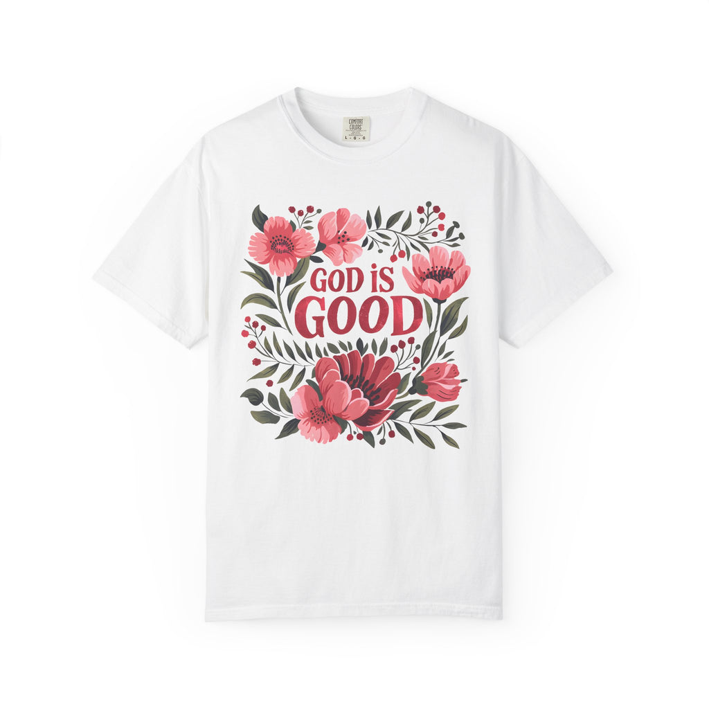 God Is Good Floral T-Shirt