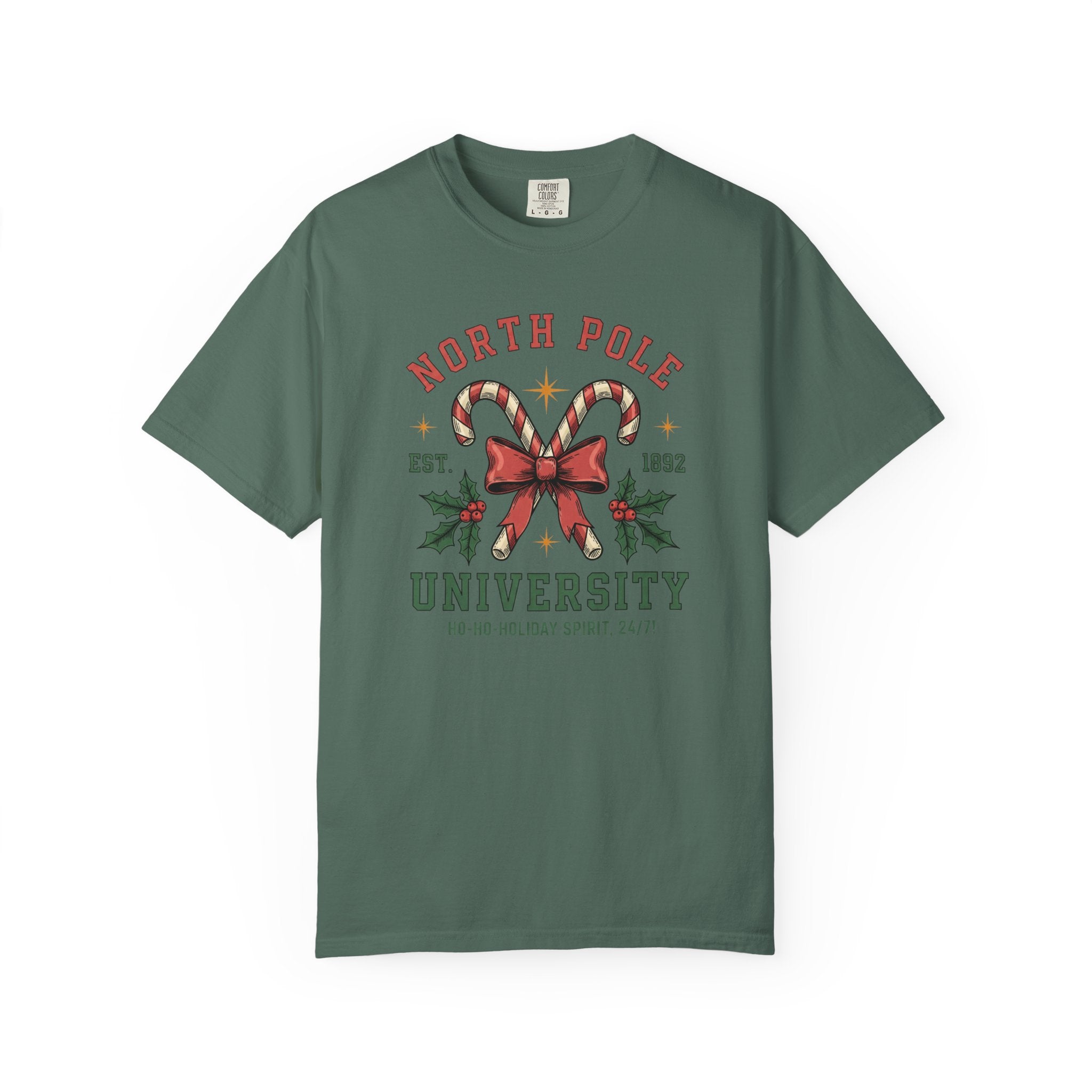 North Pole University Holiday T-shirt