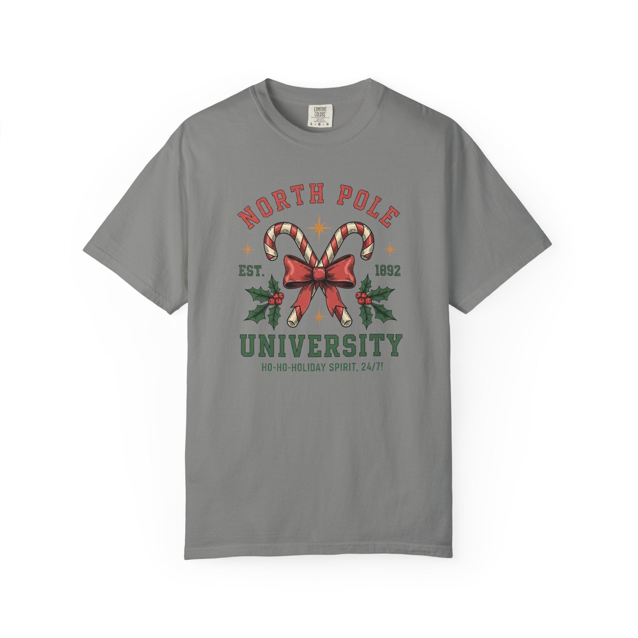 North Pole University Holiday T-shirt