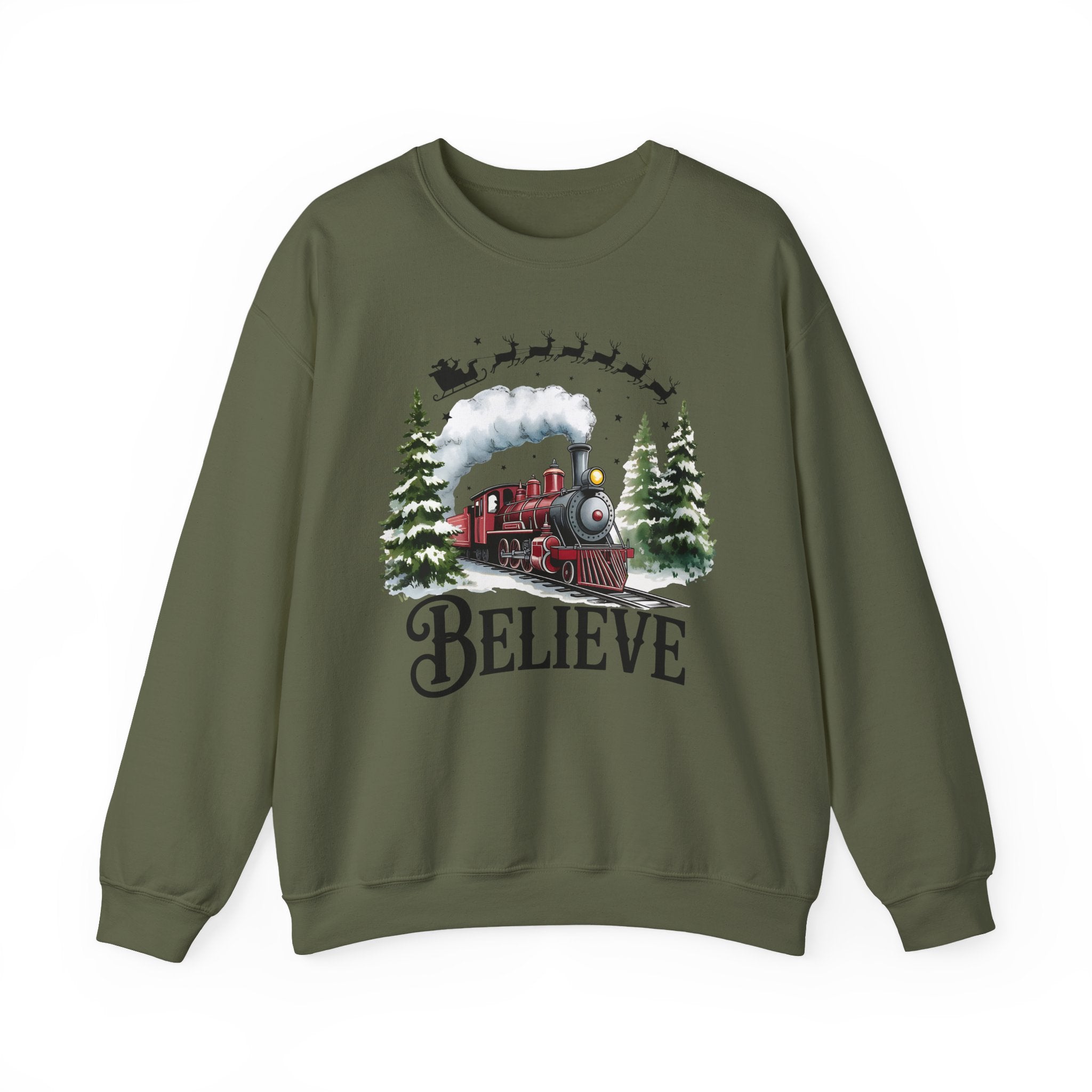 Believe Christmas Crewneck Sweatshirt