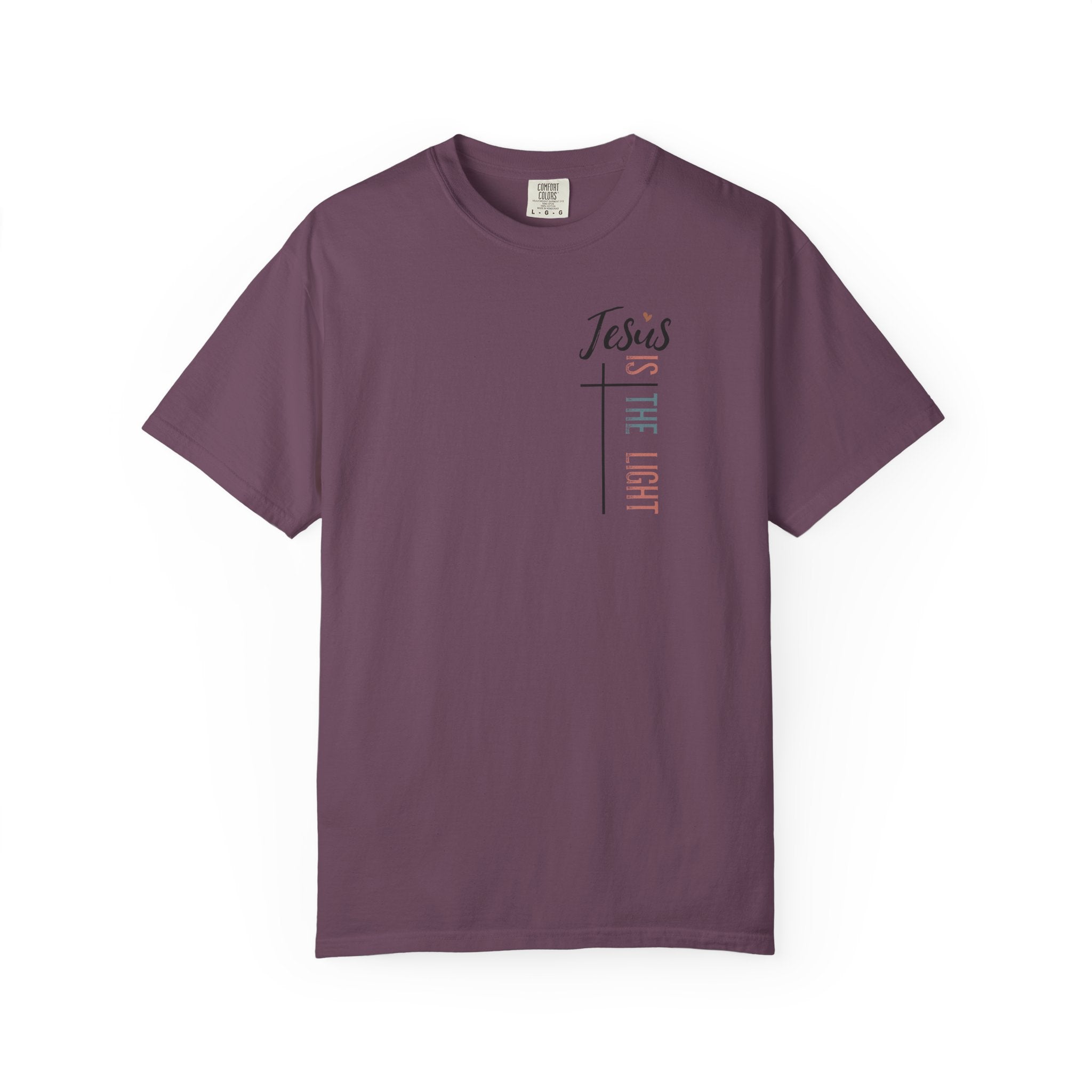Jesus Is The Light Floral T-shirt