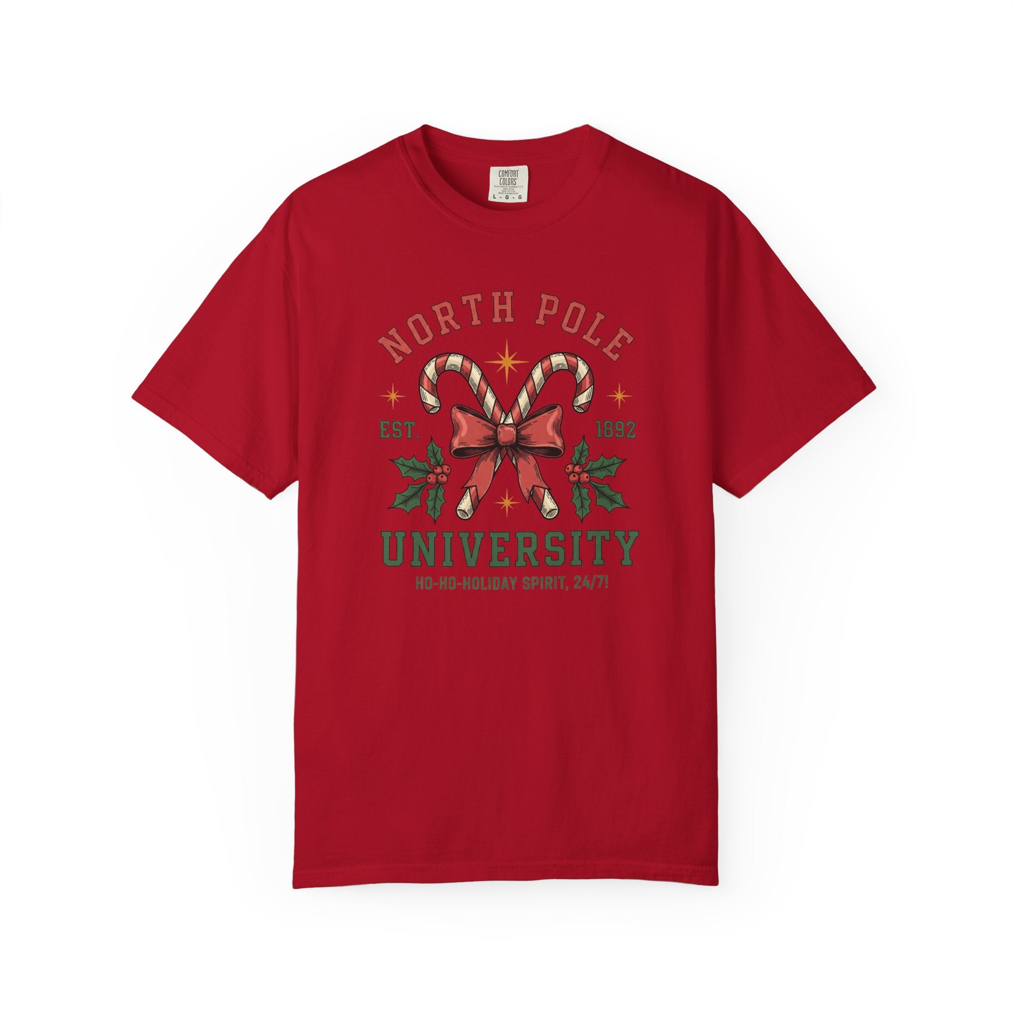 North Pole University Holiday T-shirt