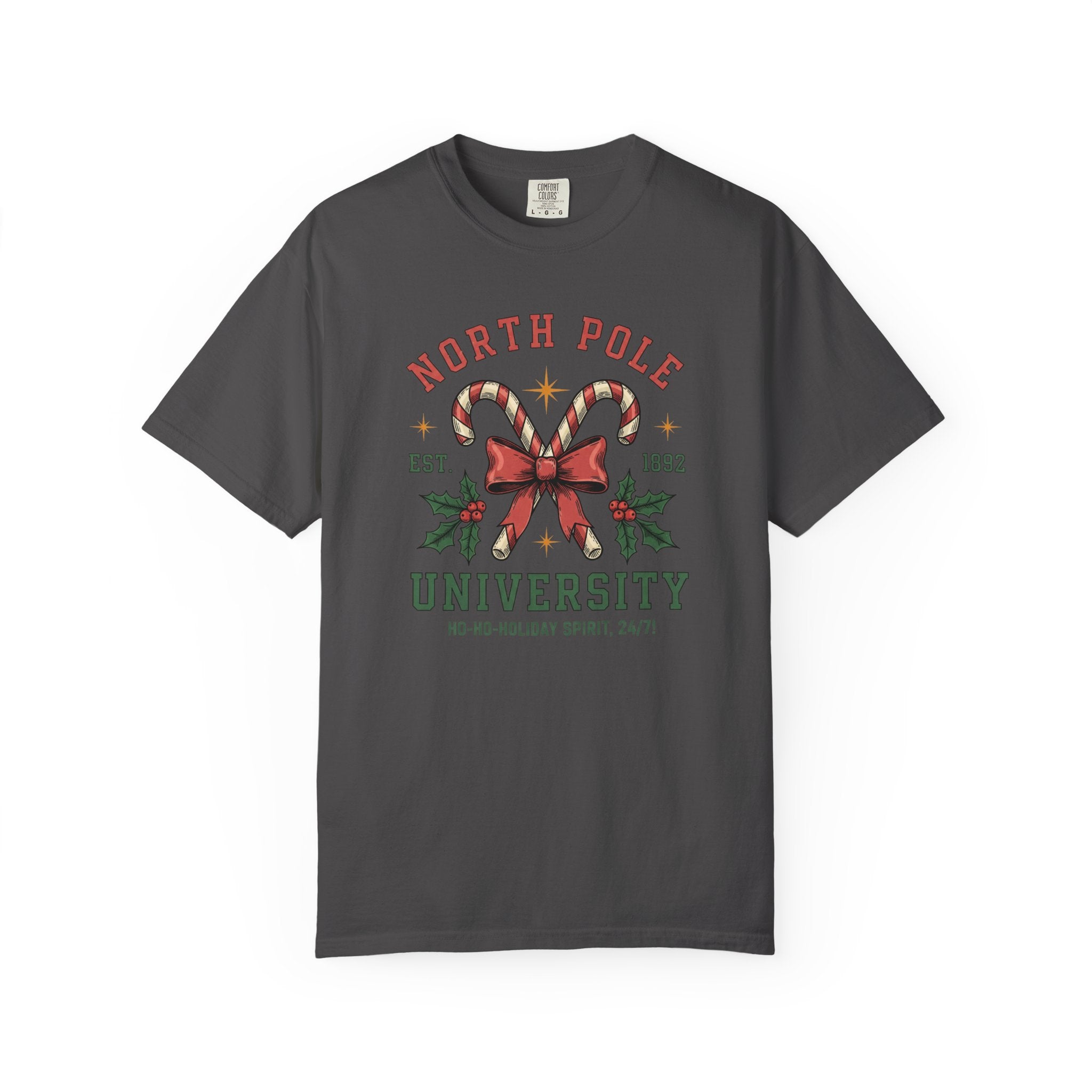 North Pole University Holiday T-shirt