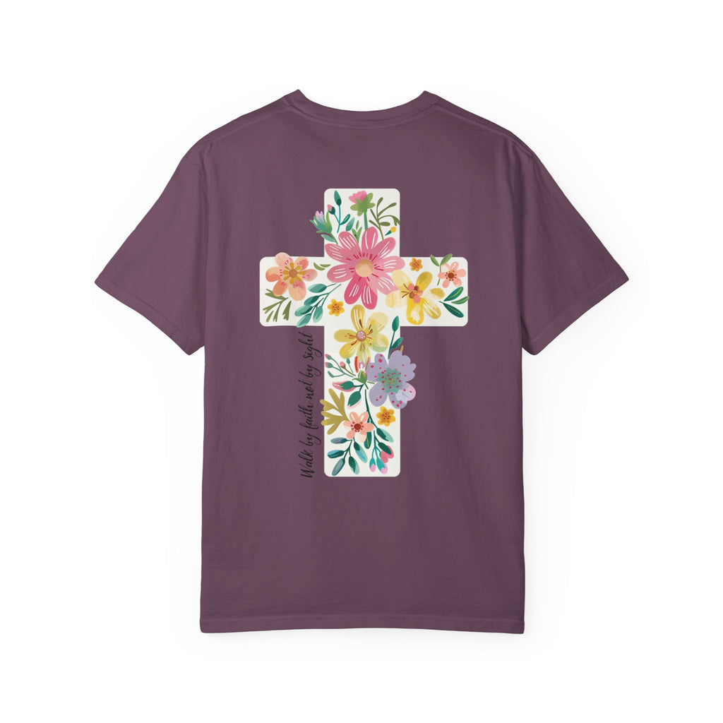 Jesus Is The Light Floral T-shirt