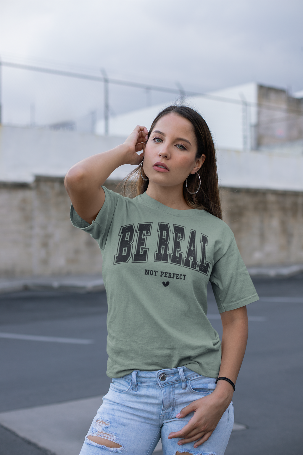 'Be Real Not Perfect' T-Shirt