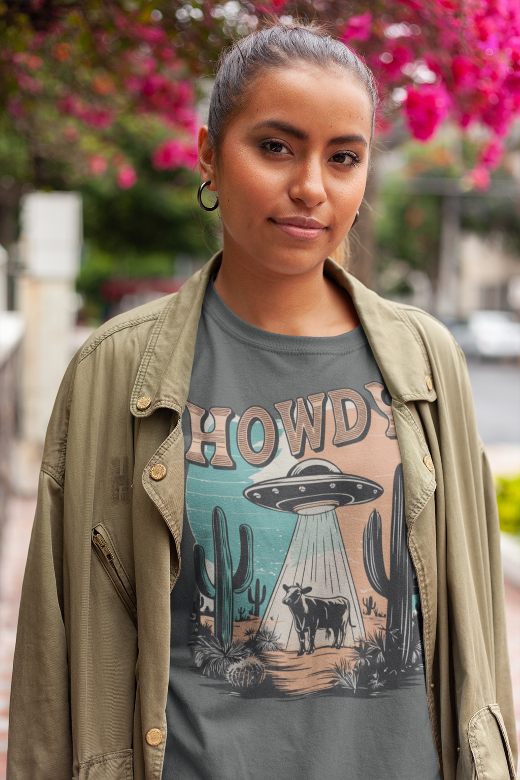 Howdy UFO Cactus T-Shirt