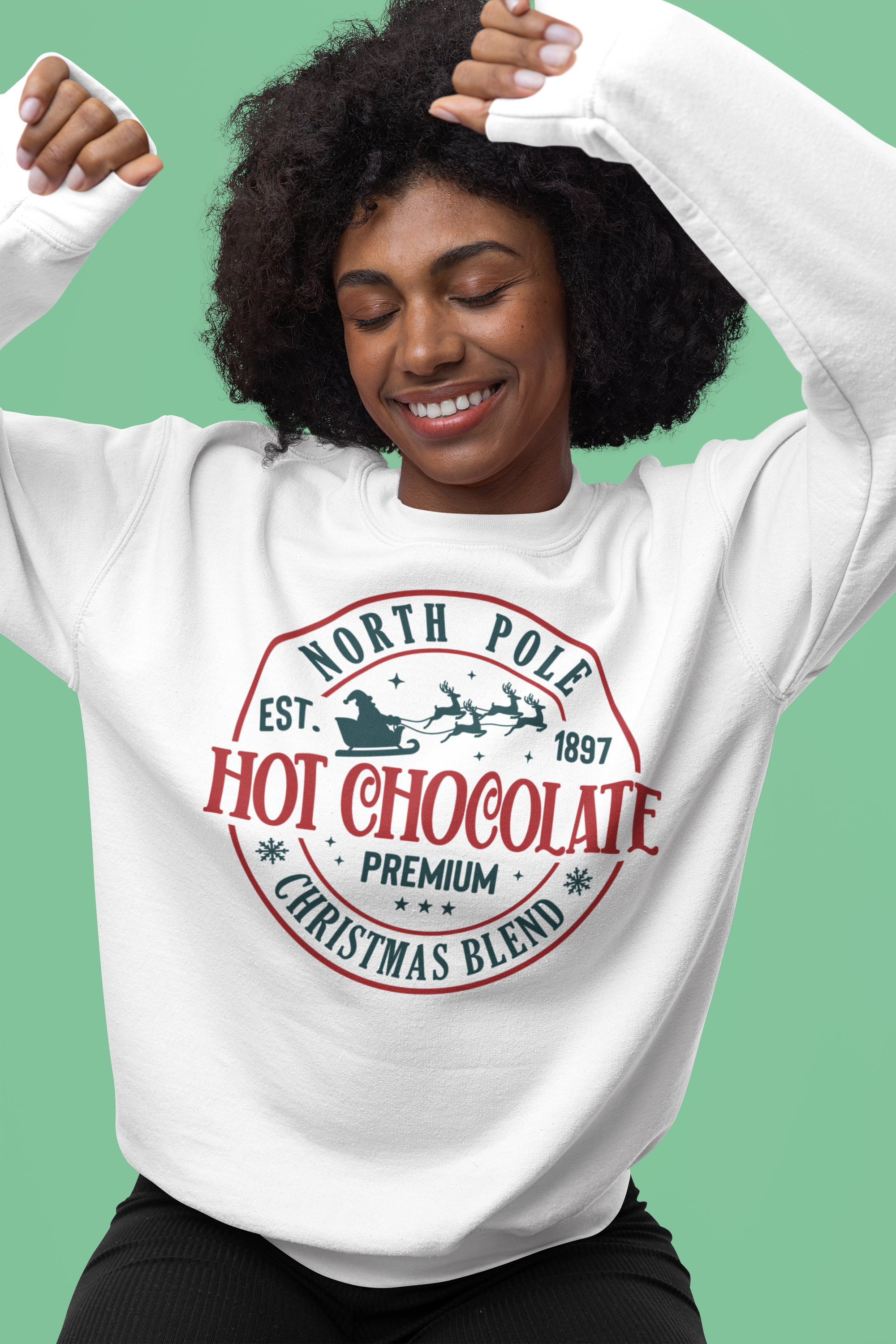 North Pole Hot Cocoa Sweatshirt