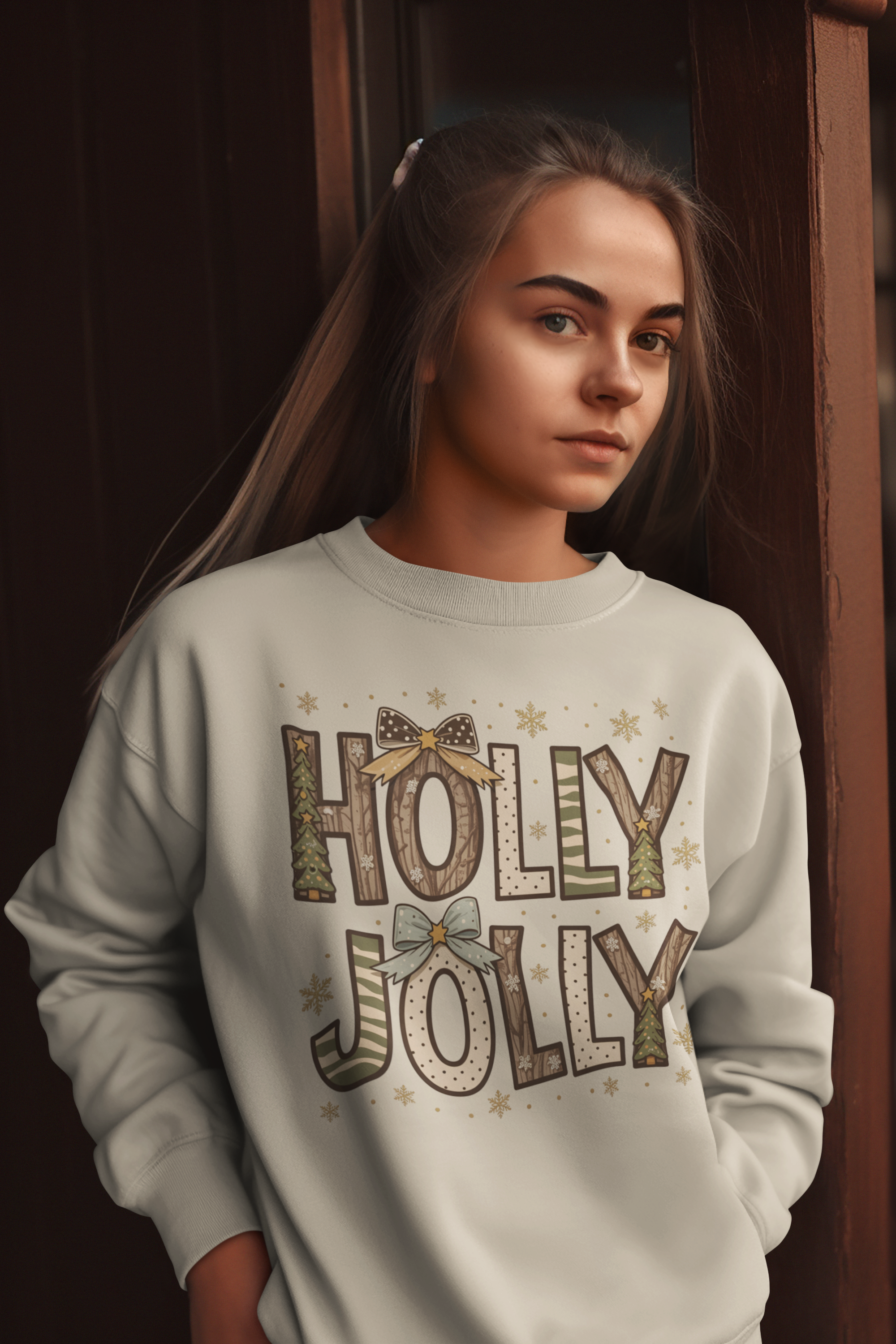 Holly Jolly Camo Sweatshirt