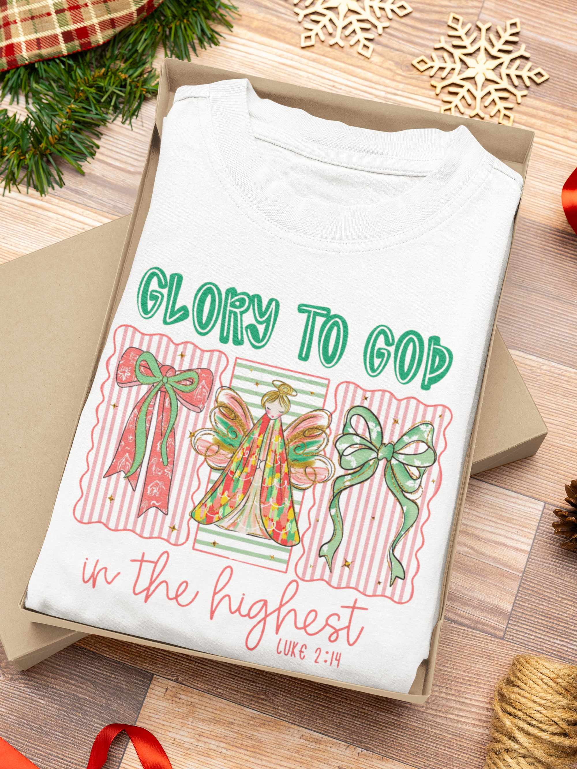 Glory to God Holiday T-Shirt