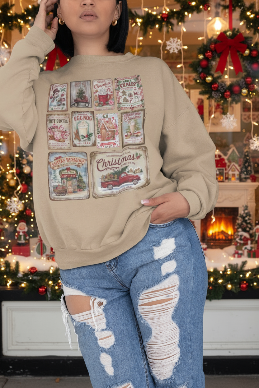 Vintage Christmas Sweatshirt