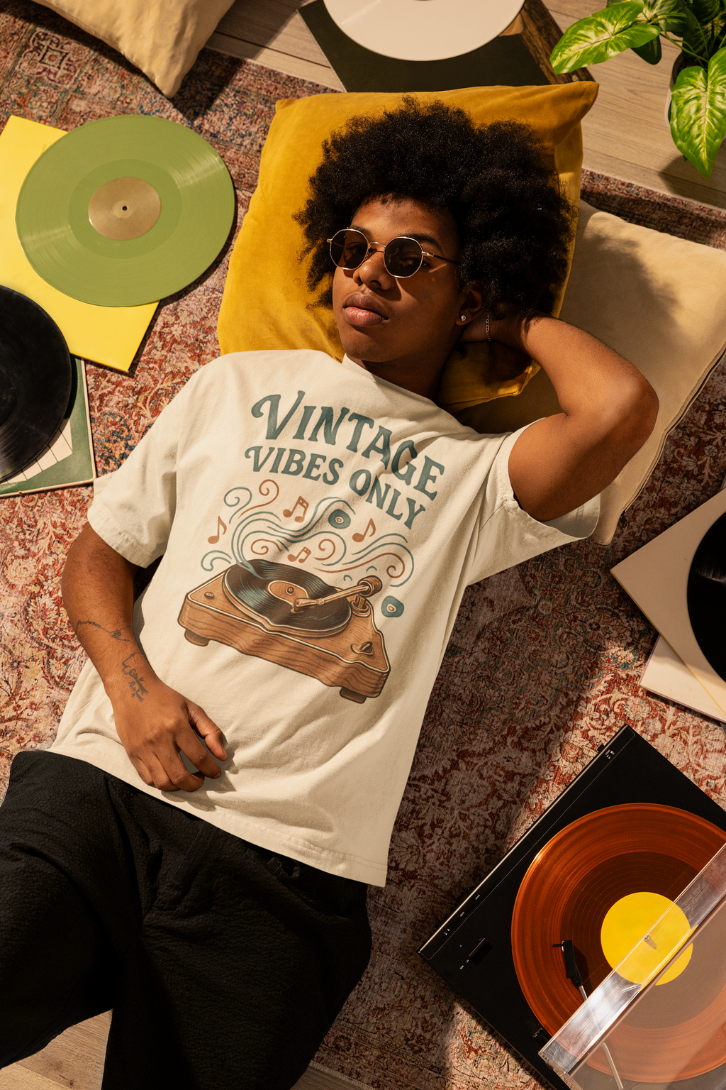 Vintage Music Vibes T-Shirt