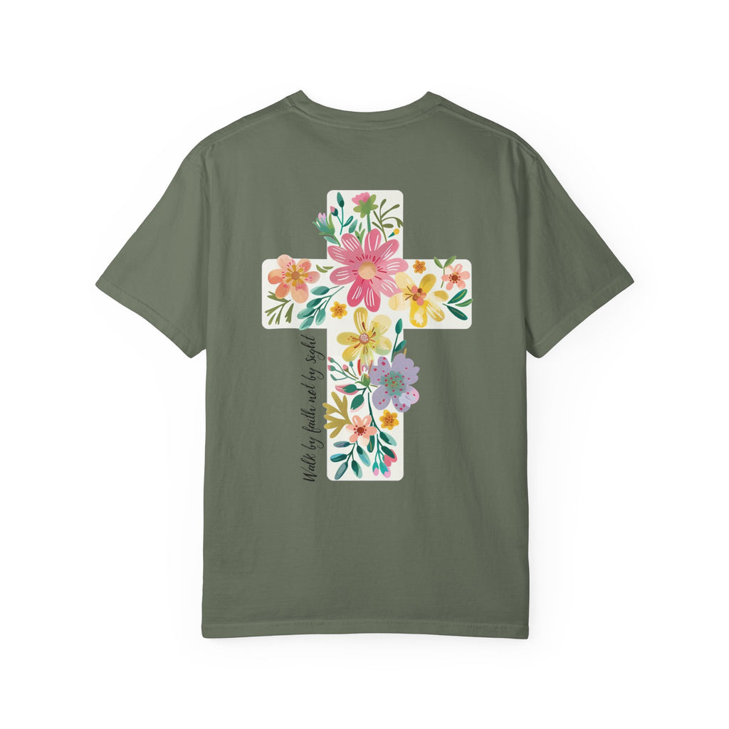 Jesus Is The Light Floral T-shirt