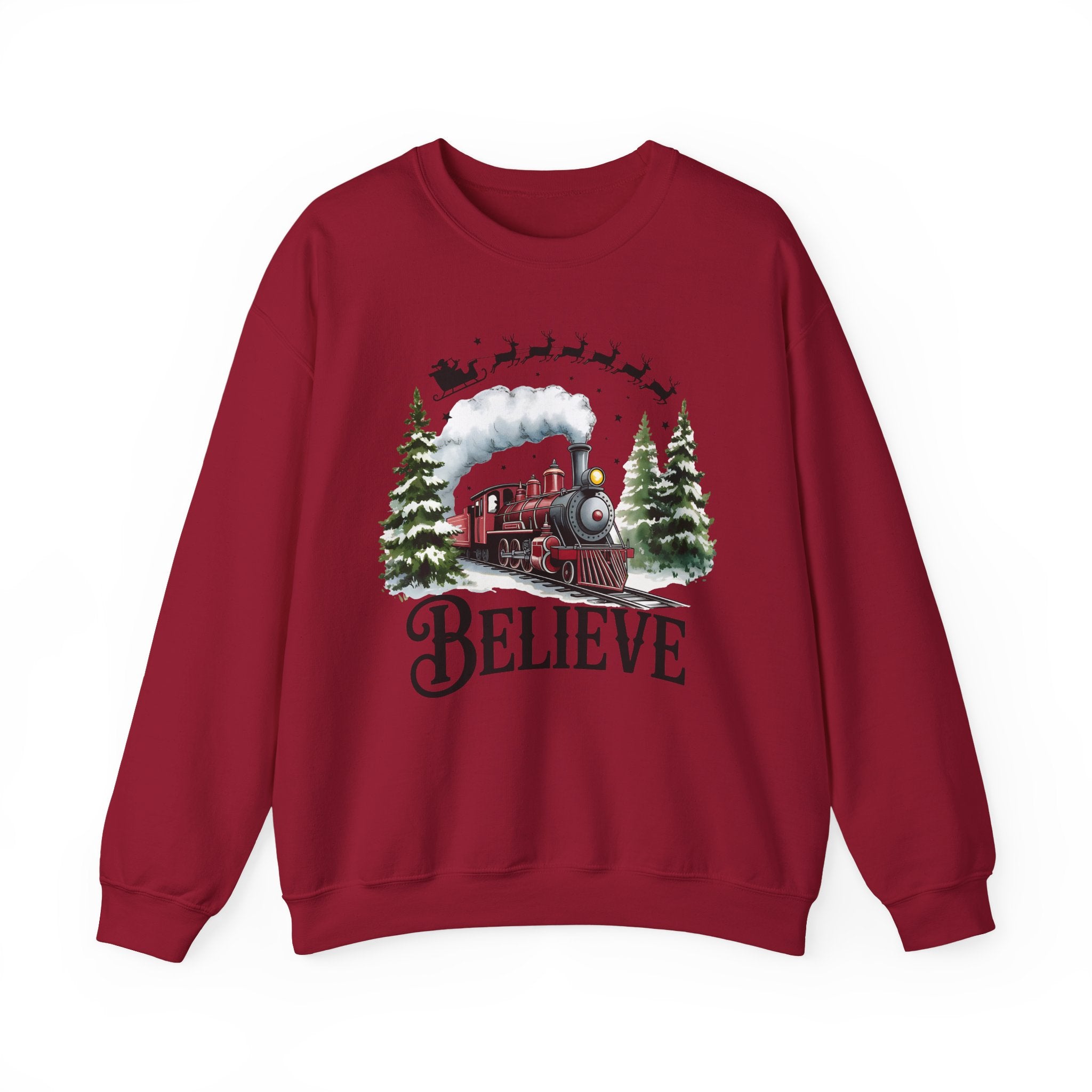 Believe Christmas Crewneck Sweatshirt