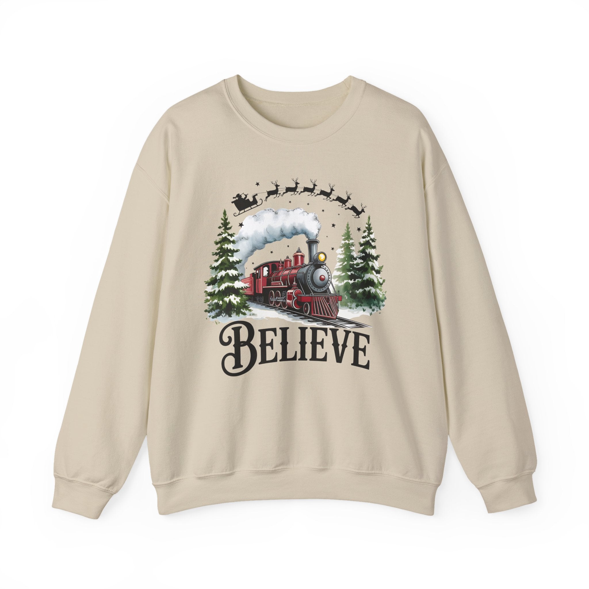 Believe Christmas Crewneck Sweatshirt