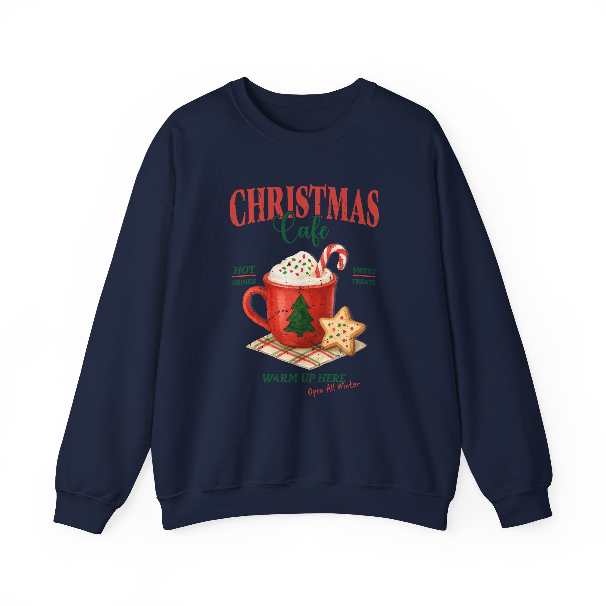 Cozy Christmas Cafe Sweatshirt