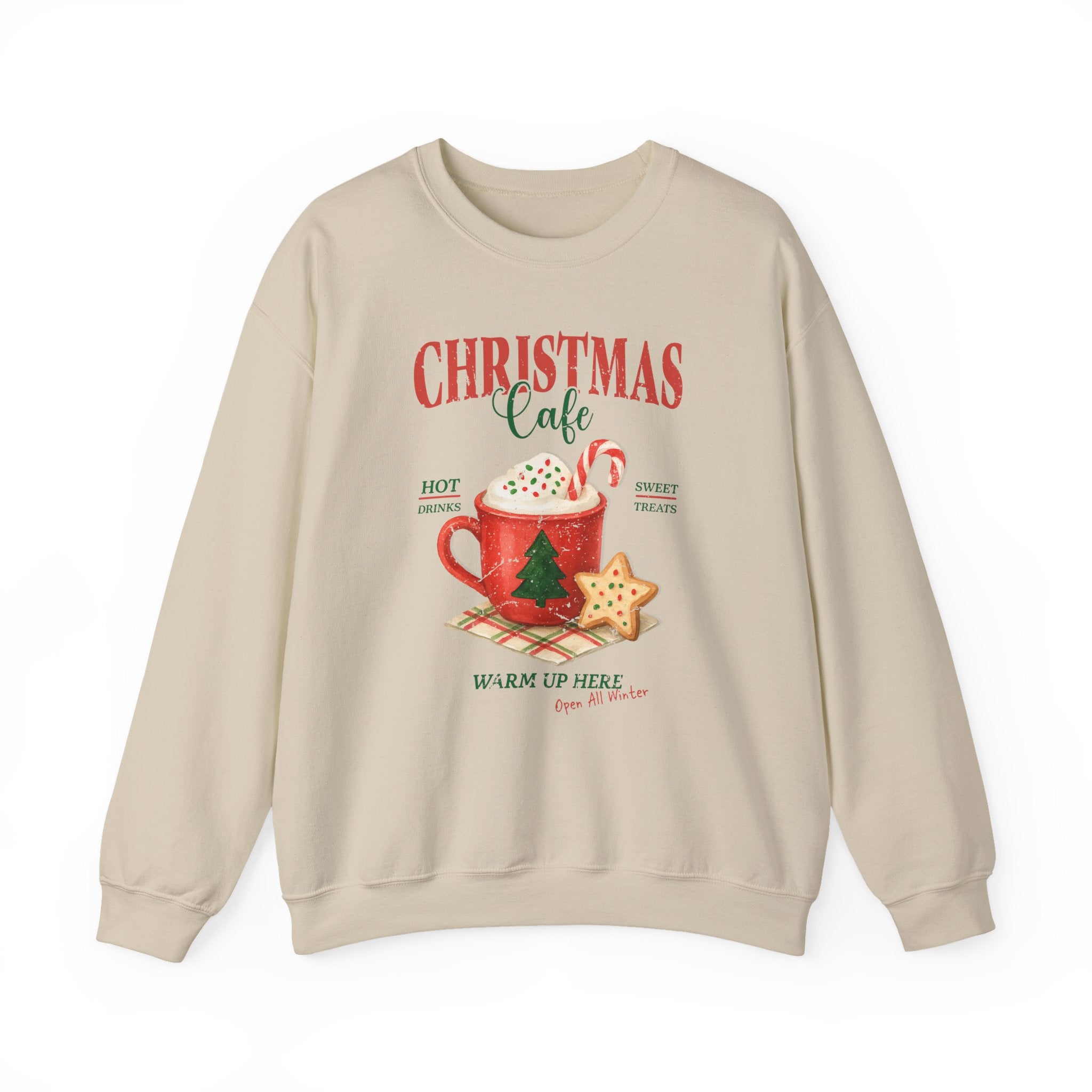 Cozy Christmas Cafe Sweatshirt