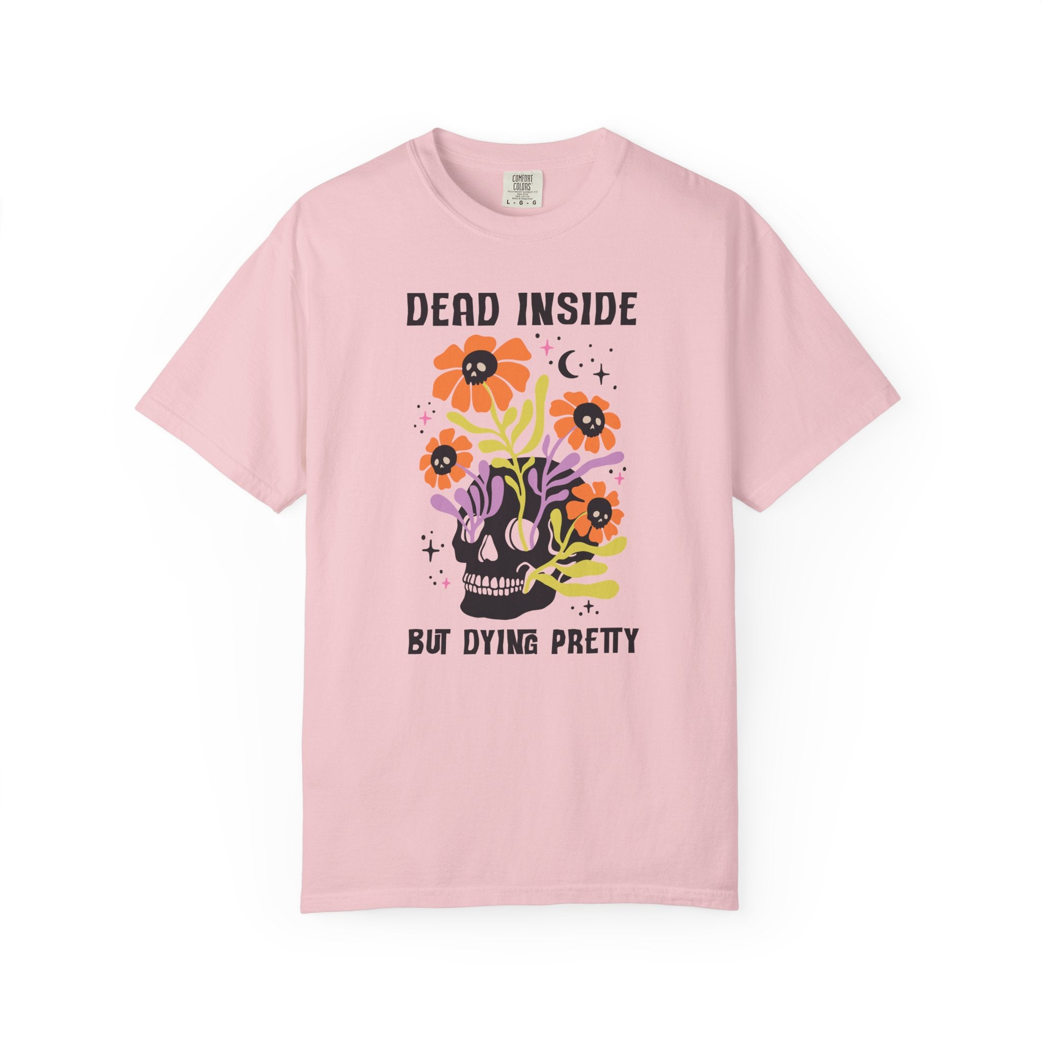 Skull Floral Dead Inside T-Shirt