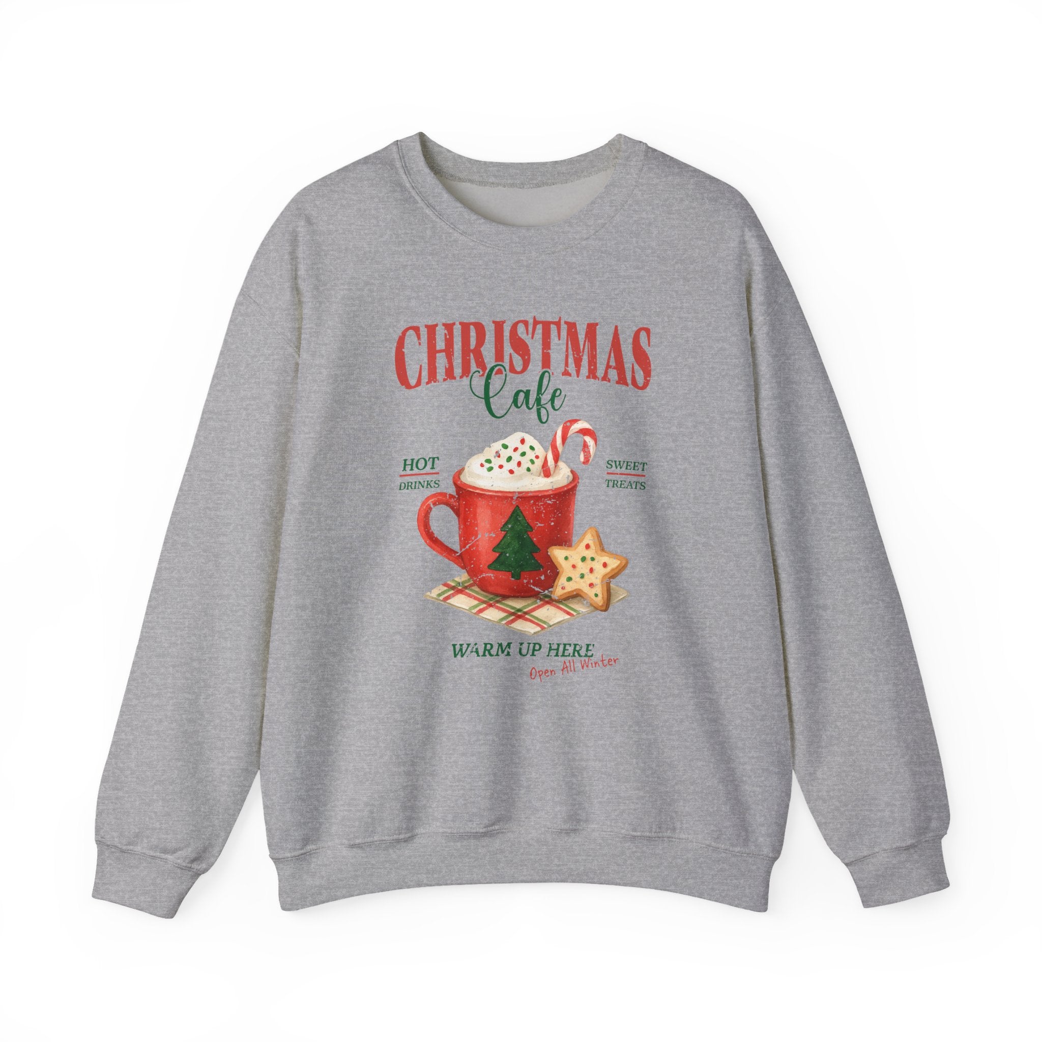 Cozy Christmas Cafe Sweatshirt