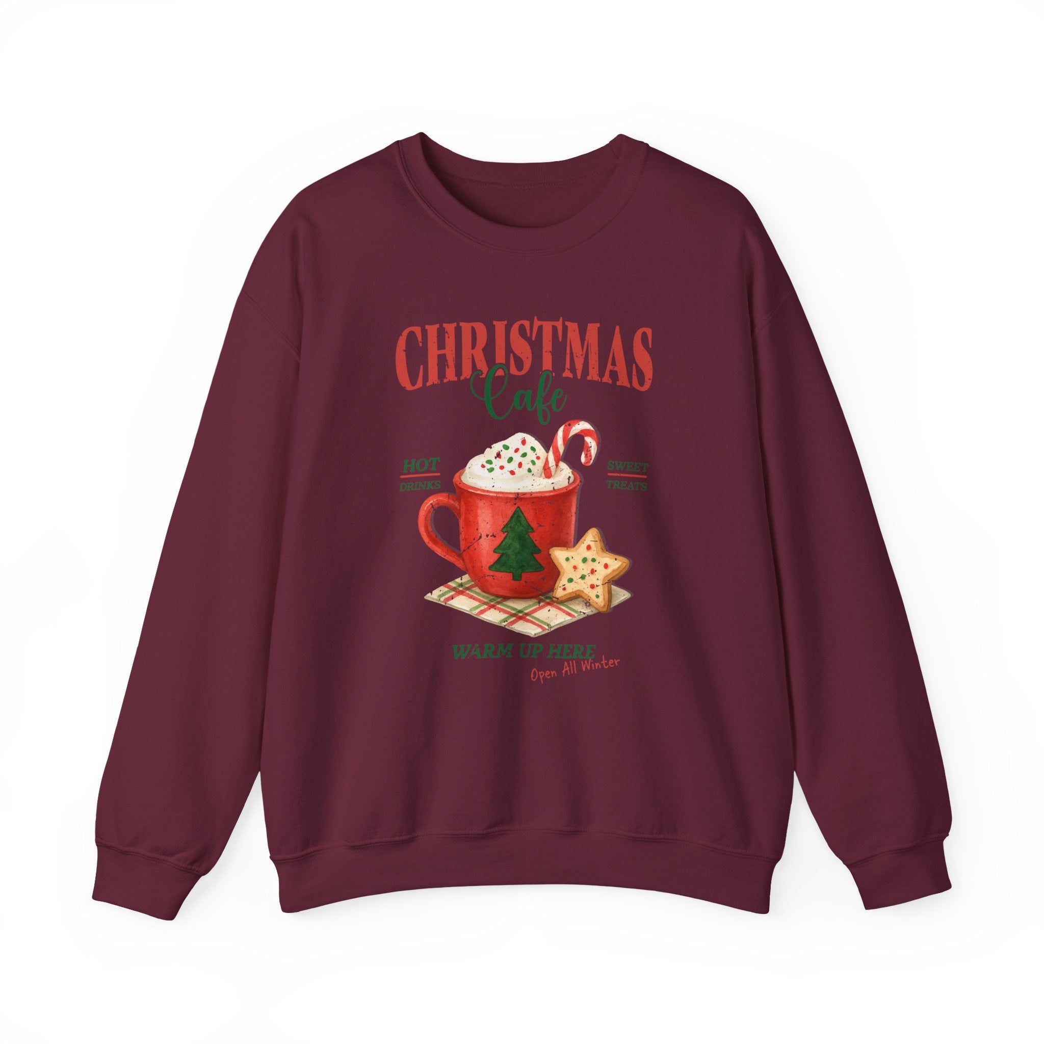 Cozy Christmas Cafe Sweatshirt