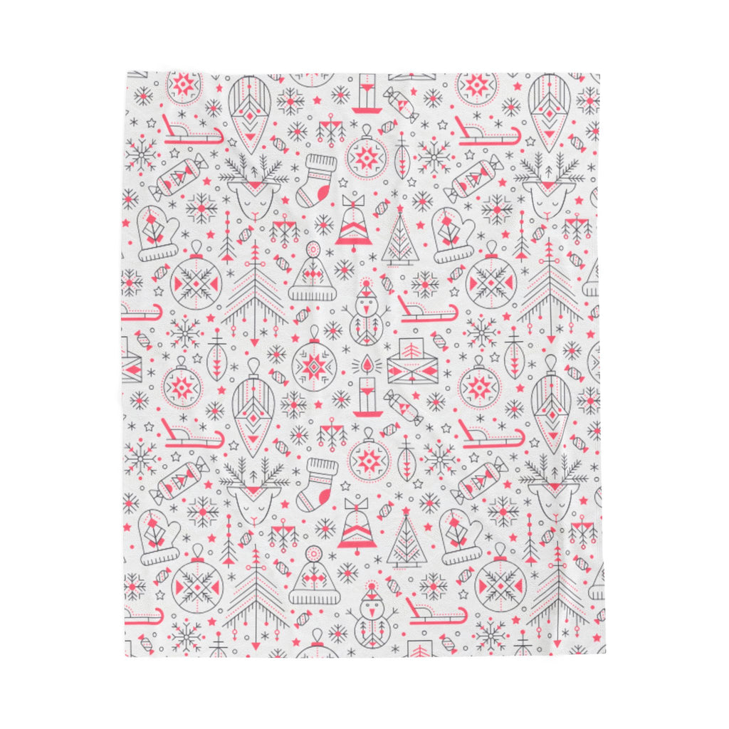 Winter Holiday Velveteen Plush Blanket