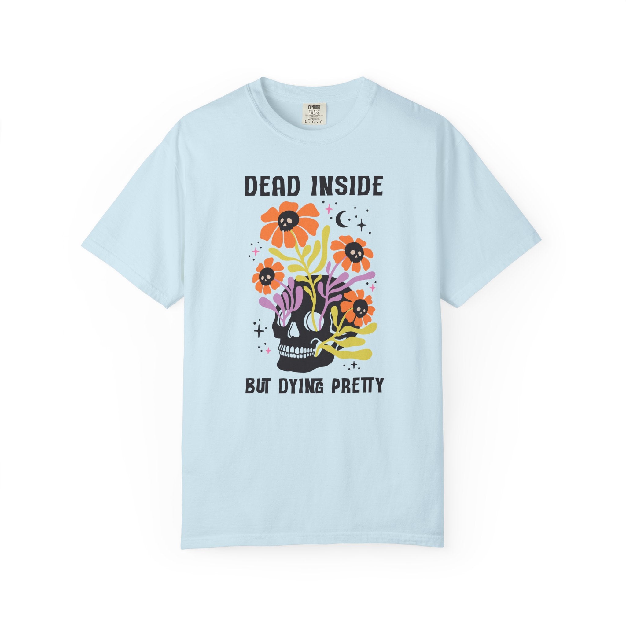 Skull Floral Dead Inside T-Shirt