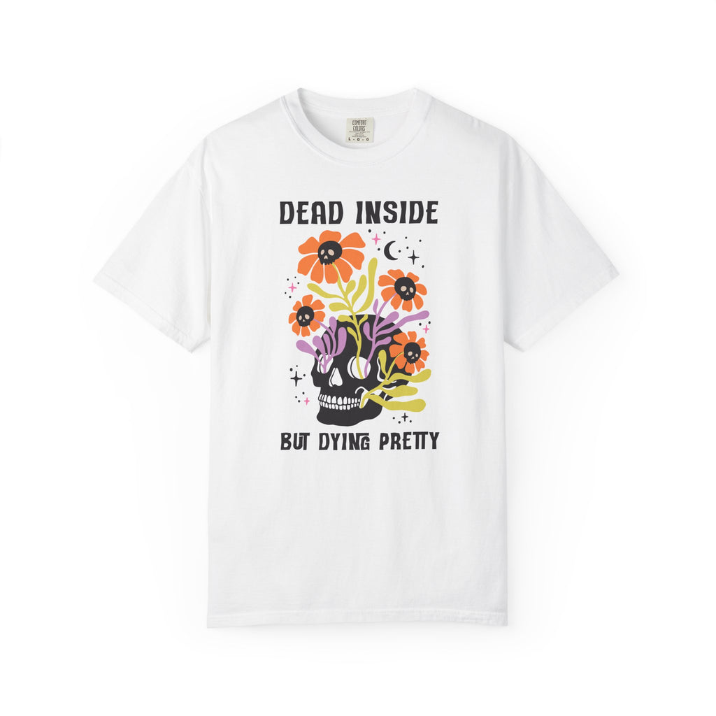 Skull Floral Dead Inside T-Shirt