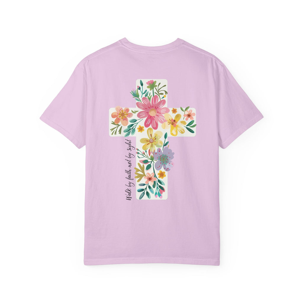 Jesus Is The Light Floral T-shirt