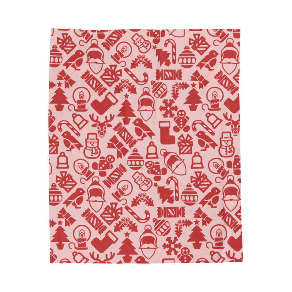 Christmas Decor Velveteen Plush Blanket