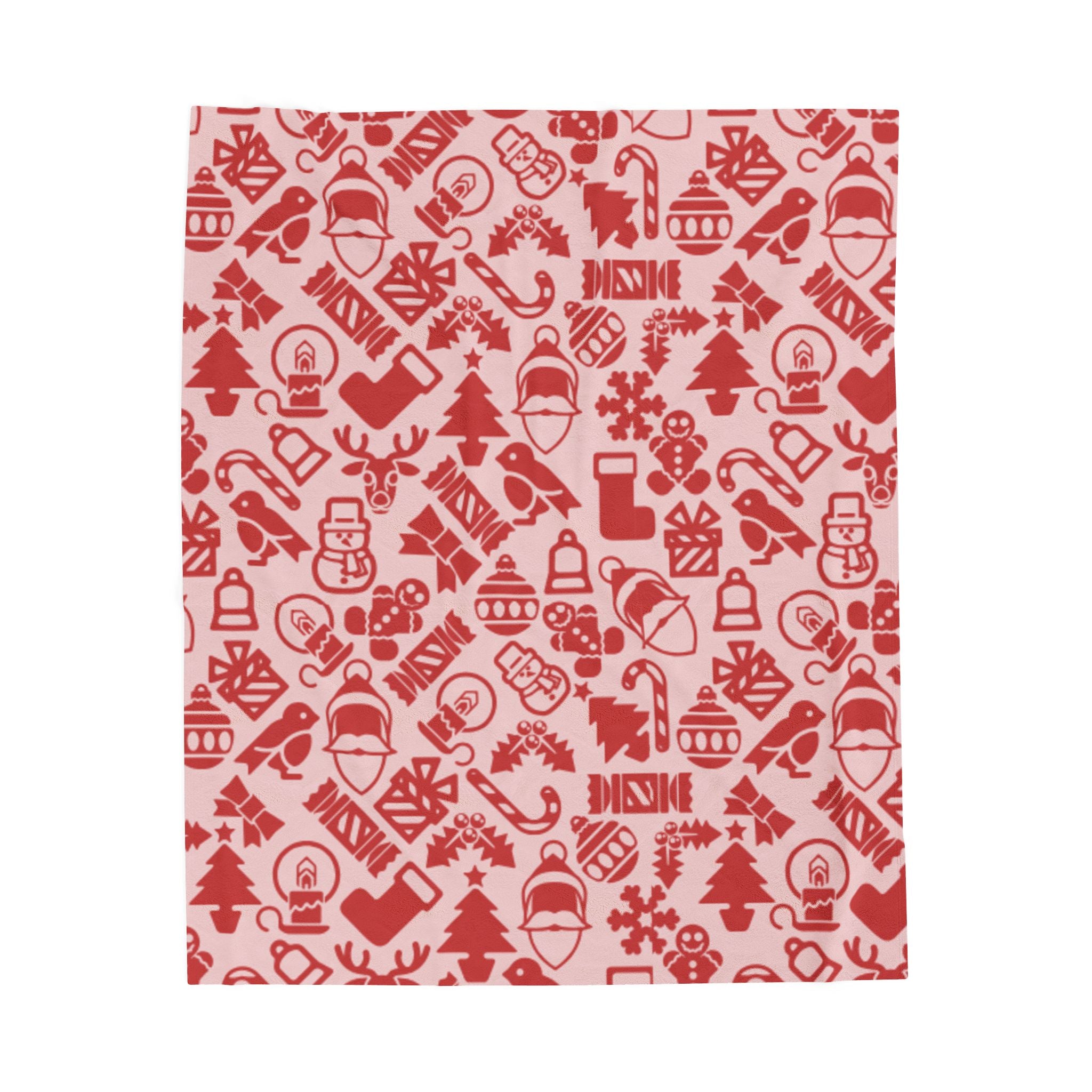 Christmas Decor Velveteen Plush Blanket