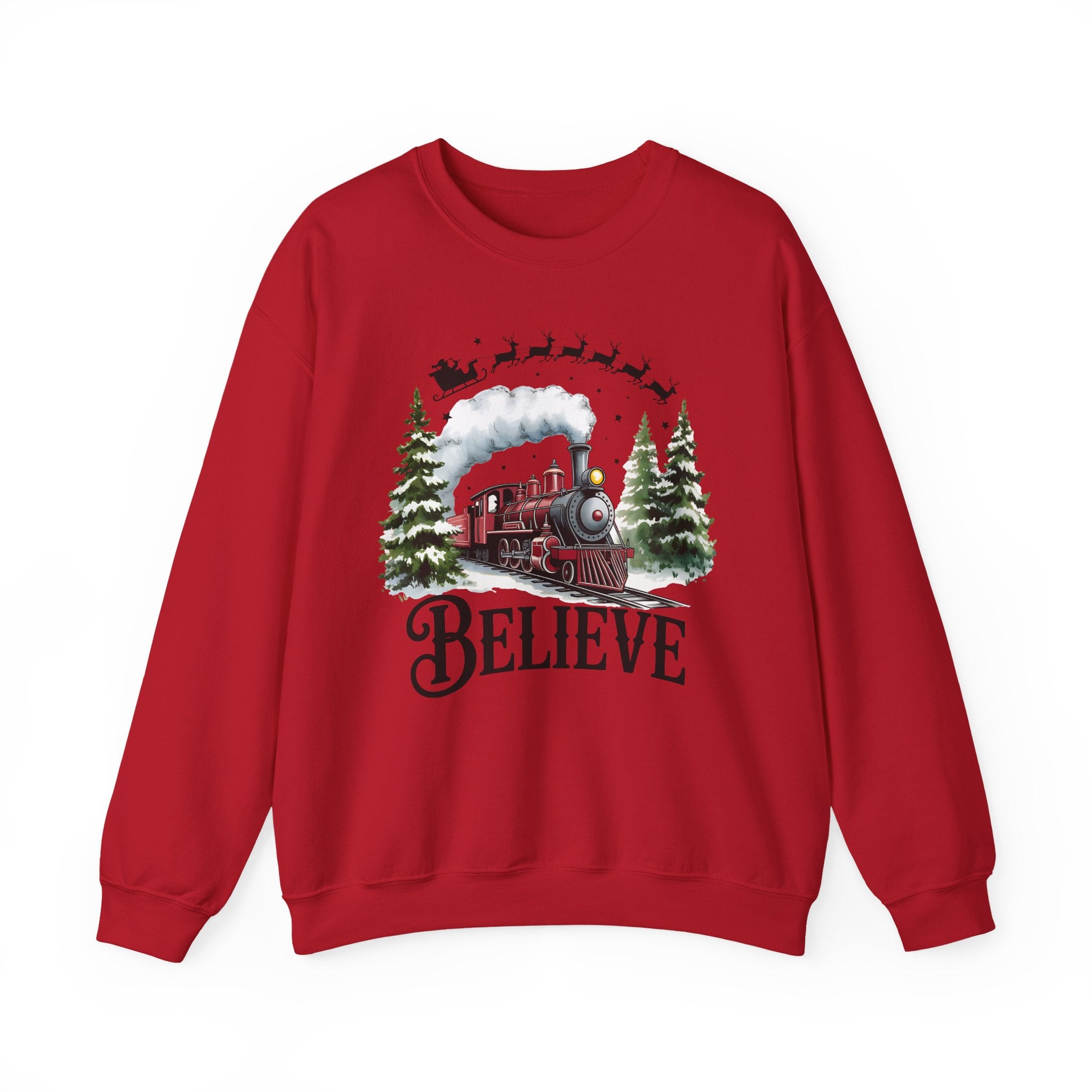 Believe Christmas Crewneck Sweatshirt