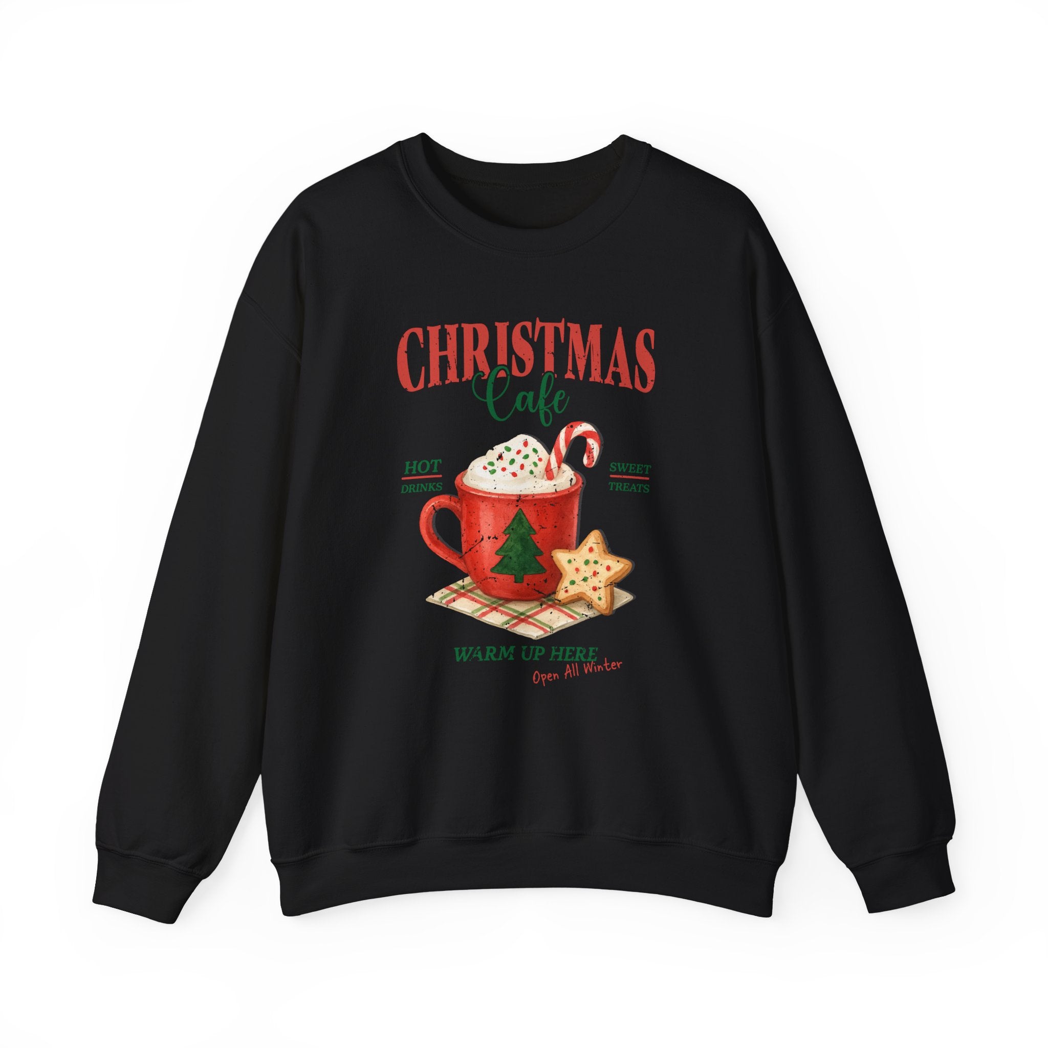 Cozy Christmas Cafe Sweatshirt